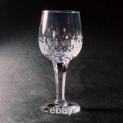 ROYAL DOULTON CLARENDON WINE GLASSES, Cut Lead Crystal, 6, 7 Oz, ENGLAND, 4PCS