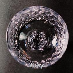 ROYAL DOULTON CLARENDON WINE GLASSES, Cut Lead Crystal, 6, 7 Oz, ENGLAND, 4PCS