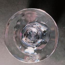 ROYAL DOULTON CLARENDON WINE GLASSES, Cut Lead Crystal, 6, 7 Oz, ENGLAND, 4PCS