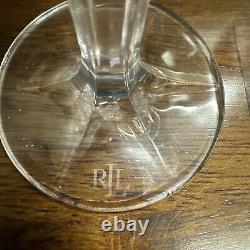 Ralph Lauren 4 Aston Crystal Glass Wine/Water Goblet NIB Rare