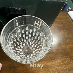 Ralph Lauren 4 Aston Crystal Glass Wine/Water Goblet NIB Rare