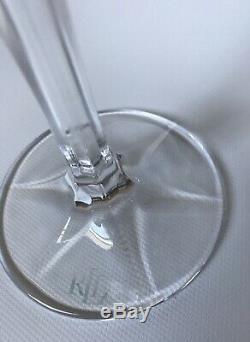 Ralph Lauren Aston Crystal Water Goblets Wine Glasses Set Of 4 New