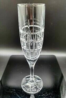 Ralph Lauren Crystal Champagne Wine Glasses Signed Superb Condition 4pcs