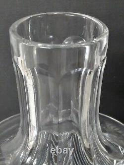 Ralph Lauren Crystal HERRINGBONE Water Wine Wide Mouth Carafe DecanterFREE SHIP
