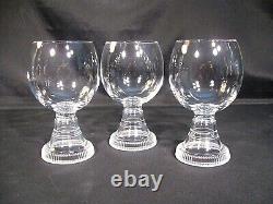 Ralph Lauren Crystal Irvington Wine Glasses Set of 7