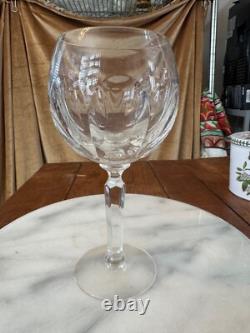 Ralph Lauren Crystal Rare Vintage Edward Balloon Red Wine 5 Glasses taler