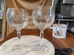 Ralph Lauren Crystal Rare Vintage Edward Balloon Red Wine 5 Glasses taler