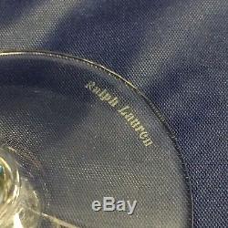 Ralph Lauren GLEN PLAID Lead Crystal Wine Glass