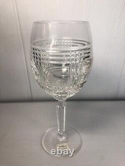 Ralph Lauren Glen Plaid Crystal Wine Glass/Water 295 Goblet MM Brand New in Box