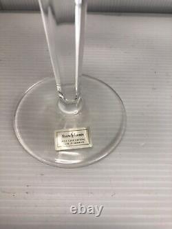 Ralph Lauren Glen Plaid Crystal Wine Glass/Water 295 Goblet MM Brand New in Box