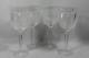 Ralph Lauren Herringbone Fine Crystal Goblets Wine Water Glasses Set of Four New