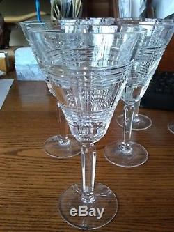 Ralph Lauren Polo Glen Plaid 7 1/4 Wine Glasses, 1 or 6. MAKE OFFER