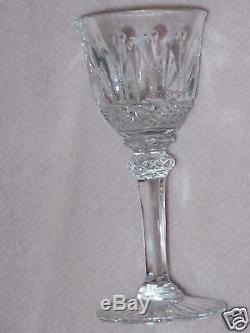 Rare Edinburgh Crystal Thistle Wine Decanter & Saint Louis Crystal Liquor Glass