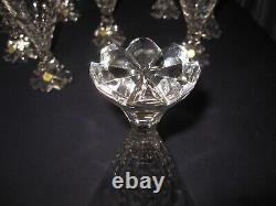 Rare Find 12 Josephinenhutte Lg Crystal Stemware Martini Wine Water 6.5 Tall A+