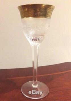 Rare Moser Crystal Splendid Hock Wine Glass 7 1/2'