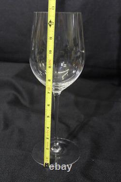 Rare Pair of Riedel Crystal 12 3/4 Red Wine Glasses, Etched on Base 48 oz