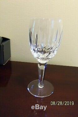 Rare Set of Twelve (12) Waterford Lismore Crystal 6 1/2 Stem Wine Glasses-EUC