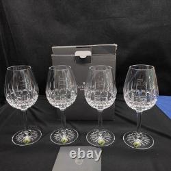 Rare Waterford Crystal Ashlyn Goblet Wine Glass 8 5/8. Set Of 4 WithBox