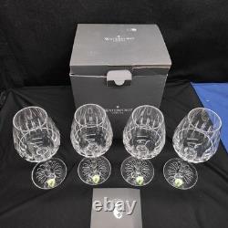 Rare Waterford Crystal Ashlyn Goblet Wine Glass 8 5/8. Set Of 4 WithBox