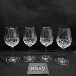 Rare Waterford Crystal Ashlyn Goblet Wine Glass 8 5/8. Set Of 4 WithBox