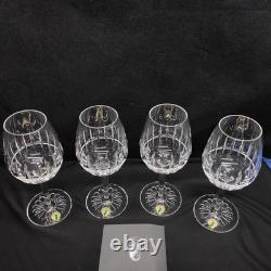 Rare Waterford Crystal Ashlyn Goblet Wine Glass 8 5/8. Set Of 4 WithBox