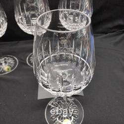 Rare Waterford Crystal Ashlyn Goblet Wine Glass 8 5/8. Set Of 4 WithBox