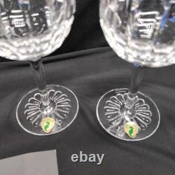 Rare Waterford Crystal Ashlyn Goblet Wine Glass 8 5/8. Set Of 4 WithBox