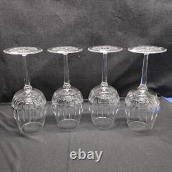 Rare Waterford Crystal Ashlyn Goblet Wine Glass 8 5/8. Set Of 4 WithBox