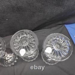 Rare Waterford Crystal Ashlyn Goblet Wine Glass 8 5/8. Set Of 4 WithBox