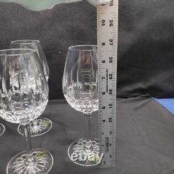Rare Waterford Crystal Ashlyn Goblet Wine Glass 8 5/8. Set Of 4 WithBox