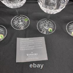 Rare Waterford Crystal Ashlyn Goblet Wine Glass 8 5/8. Set Of 4 WithBox
