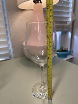 Riedel Cabernet Merlot Crystal Wine Glasses Set Of 4 -6884/0- etched Initial S