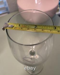 Riedel Cabernet Merlot Crystal Wine Glasses Set Of 4 -6884/0- etched Initial S