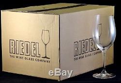 Riedel Degustazione Red Wine 0489/0 Case of 12 Crystal Glasses Perfect Condition
