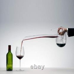 Riedel Fatto a Mano Mamba Hand Blown Glass Cobra Wine Decanter