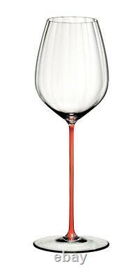 Riedel High Performance Cabernet Wine Glass Long Red Crystal Stem 4994/0R NEW