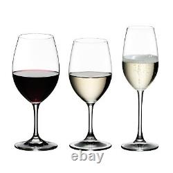 Riedel Ouverture Red and White Magnum Wine Glass and Champagne Flute, Set of 12