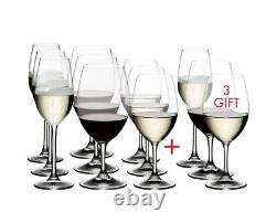Riedel Ouverture Red and White Magnum Wine Glass and Champagne Flute, Set of 12