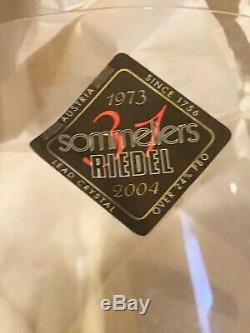 Riedel Sommeliers Burgundy Grand Cru Fine Crystal Glass 4400/16 Original Tubes