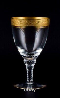 Rimpler Kristall, Zwiesel, Germany. Five hand-blown crystal red wine glasses