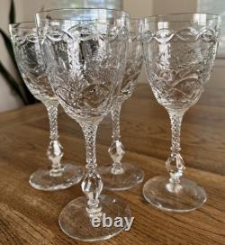 Rock Sharpe Crystal Water 8 Set Of 4 Wine Glass Set