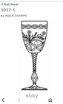 Rock Sharpe Crystal Water 8 Set Of 4 Wine Glass Set