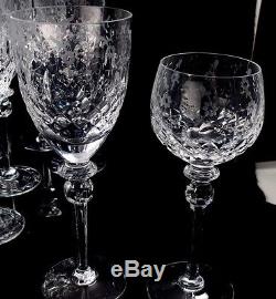 Rogaska Gallia Crystal 11 Hock Wine Glasses Signed