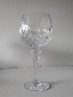 Rogaska Gallia Crystal Balloon Wine Goblet Glass (4)