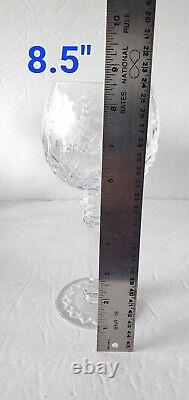 Rogaska Gallia Crystal Balloon Wine Goblet Glass (4)