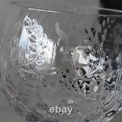 Rogaska Gallia Crystal Balloon Wine Goblet Glass (4)