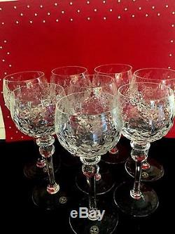 Rogaska Gallia Cut Crystal Lot of 4 Wine Hocks 8 High 2 Sets Available