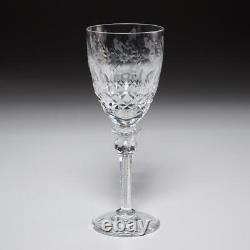 Rogaska Gallia Etched Cut Crystal Wine Water Goblet Glasses 7.75 4pc Lot