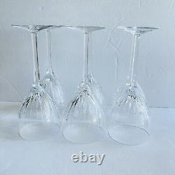 Rogaska SoHo Set Of 6 Crystal Wine Glasses Goblets READ