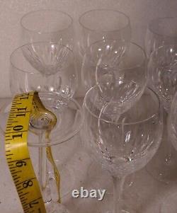Rosenthal Empress Cut Crystal Water Goblets Wine Glasses George Jensen Designed